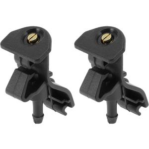Windshield Washer Nozzle for Ford Explorer 2011-2018 Durable No.AR3Z17603A | Front Windshield Spray Nozzles Wiper Spray Washer Jet Black ABS 2 Pcs