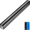 LZLRUN 7D High Gloss Black Carbon Fiber Car Vinyl Wrap Film 1ft x 5ft