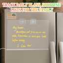 LED Note Board with 7 Colors Pen, 11.8" * 8" Acrylic Dry Erase Board with Light, 2026 LED Drawing Board with Adjustable Stand, Memo Message Dry Erase for Kids, Classroom, Home Decor, Office, Gifts