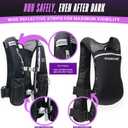 Running Vest Elite Backpack  5L Hydration Vest with Pockets, Lightweight Water Bottle, Phone Holder, Adjustable Reflective Marathon Trail Running Gear for Men and Women