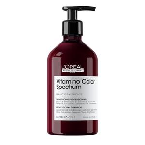 L'Oréal Professionnel Paris Vitamino Color Spectrum Shampoo  Locks In Day 1 Color Vibrancy, Ultra High Glass Shine, Nourishes & Neutralizes Unwanted Reflects, For Colored Hair, 16.9 Fl Oz