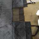 REEVAA Dog Car Seat Cover for Back Seat, Hard Bottom Dog Hammock, Pet Bed Extender for 2-4 Large/Medium Dogs, Waterproof Seat Protector, Universal L Size Fits for SUV Medium Truck, Black