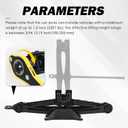 Heavy Duty Scissor Jack for Car,Portable Scissor Car Jack Kit with 1.5T (3307lbs) Capacity & Ratchet Handle,Essential Cars Tire Changing Kit as Cars Emergency Kits