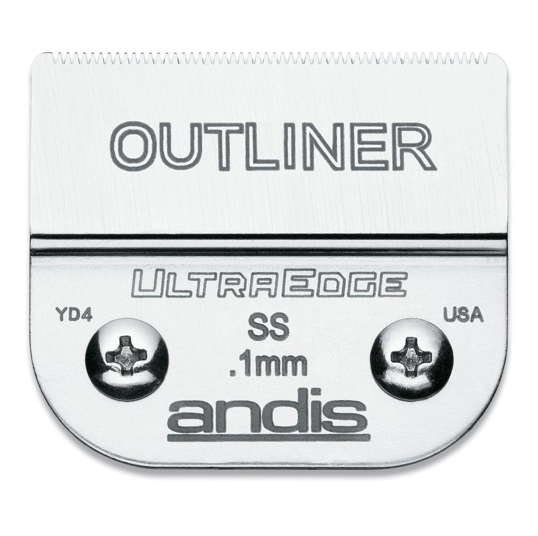 Andis 64160 UltraEdge Carbon-Infused Steel Detachable Outliner Blade, .1mm Cut Length