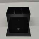 Tampon Box for Bathroom, Tampons and Pads Storage Holder, Women Period Organizer Container, Black