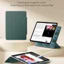 ESR for iPad Air 11 Inch Case M4/M3/M2 (2026/2025/2024), iPad Air 5th/4th Gen (2022/2020), Powerful Magnetic Attachment, Slim Trifold Stand Case, Auto Wake/Sleep, Durable Protection, Forest Green