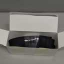 Ouzorp Car Steering Wheel Cover, Microfiber Leather Steering Wheel Covers with Anti-Slip Lining, Universal 14.5-15 inchs Black,Black,Medium(Standard) Size[14.5"-15"]