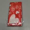 Valentines Pillow Cover - Red Hearts Throw Pillow Covers 18x18 Set of 2 Rose Flower Decorative Pillowcases for Couch Sofa Bedroom