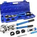 iCrimp Copper Pipe Pressing Tool Kit with Cutter&Deburring Tool for ProPress Copper Fitting-Manufactured by IWISS