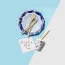 Snowflake Blue Small Plates (Set of 10) by Coterie (Let It Snow)