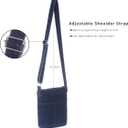 AOCINA Small Denim Purse Blue Jean Purse Shoulder Bag Denim Crossbody Bags for Women