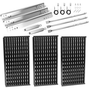 Grill Parts for Char-Broil Tru-Infrared Grill Parts 463370719 Fits Char-Broil Performance Tru-Infrared 3 Burner Grills Grates for 463371719 463371116 463371316 463371716 Grates Burner Heat Plates