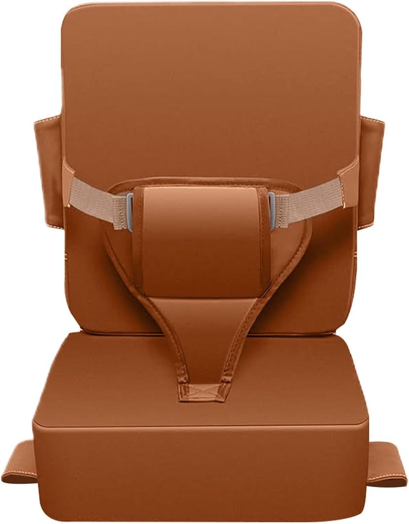 High Chair Insert - Dining Chair Seat Pad for Children | 1-6 Years Old Toddler Anti-Slip Mat with Strap for Home Daycare Apartment Hotel Restaurant (Orange)
