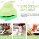 2 x STOBOK 1 Inch Hole Puncher Embosser for Scrapbooking DIY Crafts Card Making Photo Album Envelope Tag Paper Punch Tool