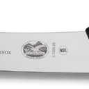 Victorinox Fibrox 8-Inch Curved Breaking Knife, Black