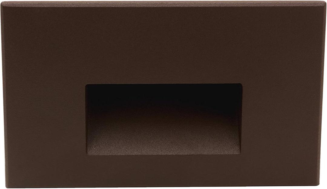 NICOR Lighting STW11203KHBZ STW Step Light, 5x3, Bronze