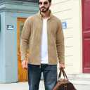 TACVASEN Men's Fleece Jackets Full Zip Lightweight Jacket Casual Soft Warm Coats with Pockets (XL)