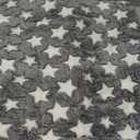 Mora Pets Dog Crate Pad - Ultra Soft Pet Bed With Cute Star Print, Washable Mat for Large Medium Small Dogs, Reversible Fleece Kennel Liner, Cat Bed 23 x 18 Inch 