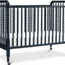 daVinci Jenny Lind 3-in-1 Baby Crib Convertible to Toddler Bed, Daybed - Easy to Assemble - GREENGUARD Gold Certified - 4 Adjustable Mattress Heights, Conversion Kit Sold Separately - Navy