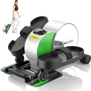 ANCHEER Under Desk Elliptical Machine Transform Your Life - High-End, Portable, Mini Leg Exerciser While Sitting. Perfect for Seniors, No Noise. Ideal Gift for Family As Seen on TV (Emerald Green)