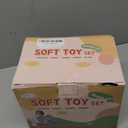 Baby Toys 6-12 Months, Montessori Toys for Toddlers 1-3 Year Old, Busy Cube Teether Infants Bath 6 in 1 Stacking Blocks Rings, Suction Cup Spinner, Shape Bin Sensory (0035)