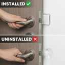 12Pcs Door Stopper Wall Protector Adhesive Door Stopper 1.57Inch Square Clear Doors Bumpers Doors Slamming Silencer for Home, Office, School