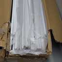 Iwell Tall Bathroom Cabinet, Storage Cabinet with 2 Drawers & Adjustable Shelves, Bathroom Storage Cabinet for Living Room, Dining Room, Entryway, White