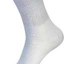 Lot of 3 Pairs Mens gray Diabetic Socks Loose Fit Big Size 13-15 Blue Label