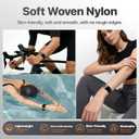 3 Pack Nylon Replacement Strap Compatible with Hume Band - Breathable & Sweatproof Sport Loop for Hume Health Band - Metal Buckle & Loop Closure - Adjustable Wristband Strap for Fitness Tracker