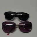 SUNGAIT Polygon Aviator Sunglasses for Men Polarized Trendy Square Sun Glasses Retro Pilot Shades UV Protection (07 Black/Gradient Gray & Silver/Blue)