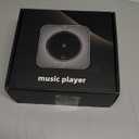 Gueray Portable CD Player, Bluetooth CD Kpop Player for Desktop with HiFi Sound Speaker, FM Radio CD Music Player for Home with Remote Control, Dust Cover, LED Screen, Support AUX/USB, Headphone Jack (Black)