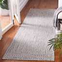 Grey 44×24" Fuzzy Bath Rug