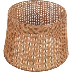Aspen Creative 32993, Handwoven Empire Spider Lamp Shade, Natural Rattan, 13" Top x 16" Bottom x 11" Slant Height