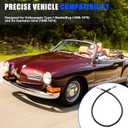 Throttle Cable Tube for Beetle & Ghia 68-71, Compatible with Volkswagen Air Cooled Accelerator Cable Protective Sleeve (OEM 113721551)