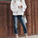PRETTYGARDEN Fall Sweaters for Women 2025 Oversized Chunky Cable Knit Turtleneck Long Sleeve Winter Pullover Sweater Tops