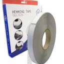 Iron on Hemming Tape Double Sided Heavyweight 0.55 in x 55 yd - No Sew Hem Tape for Curtains, Denims, Thick Fabric - Extra Strong Stitch Witchery - Breathable, Durable, Washable (Transparent / White)