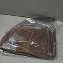 JORIKCHUO 12 inch Corner Wall Shelf, Set of 2 Solid Wood Corner Floating Shelves for Wall, Round End Wall Mounted Floating Shelf for Bedroom, Living Room and Kitchen (Brown-12 inch)