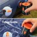 JOYROOM Air Pump for Inflatables, 3600 mAh Battery & Camping Light Portable Air Pump, 4.8kPa Ultra-Fast and Mini Electric Air Mattress Pump