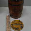 Wooden Wedding Card Box with Slot for Reception 10.5inch Wedding Whiskey Barrel with Base Rustic Money Envelope Gift Card Boxes Holder for Bridal Shower Birthday Graduation Decor