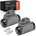 A-Premium Rear Drum Brake Wheel Cylinder Compatible with Ford, Hyundai and Merkur Models - Focus 2000-2011, Stellar 1985-1987, XR4Ti 1985-1989 - Driver and Passenger Side