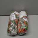 2 x 4PCS Fall Artificial Hanging Flowers Plants Decorations for Outdoor Faux Silk Daisy Mums Home Indoor Porch Patio Wall Balcony Yard Decor