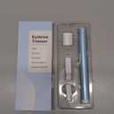 Eyebrow & Facial Hair Trimmer, Precision Detailer with Rinseable Blade, Battery Operated, Double-Sided Razor for Fine Hair, Chin & Peach Fuzz, Compact Pen Size, Safe & Gentle Touch-ups