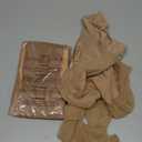 MANZI Control Top Pantyhose for Women 2 Pairs 20D Sheer Soft High Waist Tights Tummy Control Support Stockings (Small, Natural Nude)