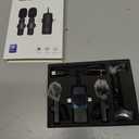 PQRQP 3 in 1 Professional Wireless Lavalier Microphone for iPhone, Android, Camera, Wireless Microphones, Mini Microphone, Crystal Clear Sound Quality for Recording, Live Streaming, Microphone Clips