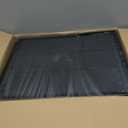 Pinkpum 5 Pack Folding Closet Organizers - Stackable Plastic Drawer Basket for Clothing, Shelf Storage Container for Closet, Wardrobe, Bedroom, Bathroom, Office (Black)