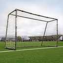 QUICKPLAY GS Soccer Goals - Super Durable Galvanized Steel Soccer Goal [5 Sizes] Regulation Sizes, Deep Net, Moveable & Weather Resistant [Single Goal]