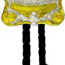 Moranse Bolo Tie with Western Cowboy Religion Cross Cowboy Style Genuine and Cowhide Rope (Gold)