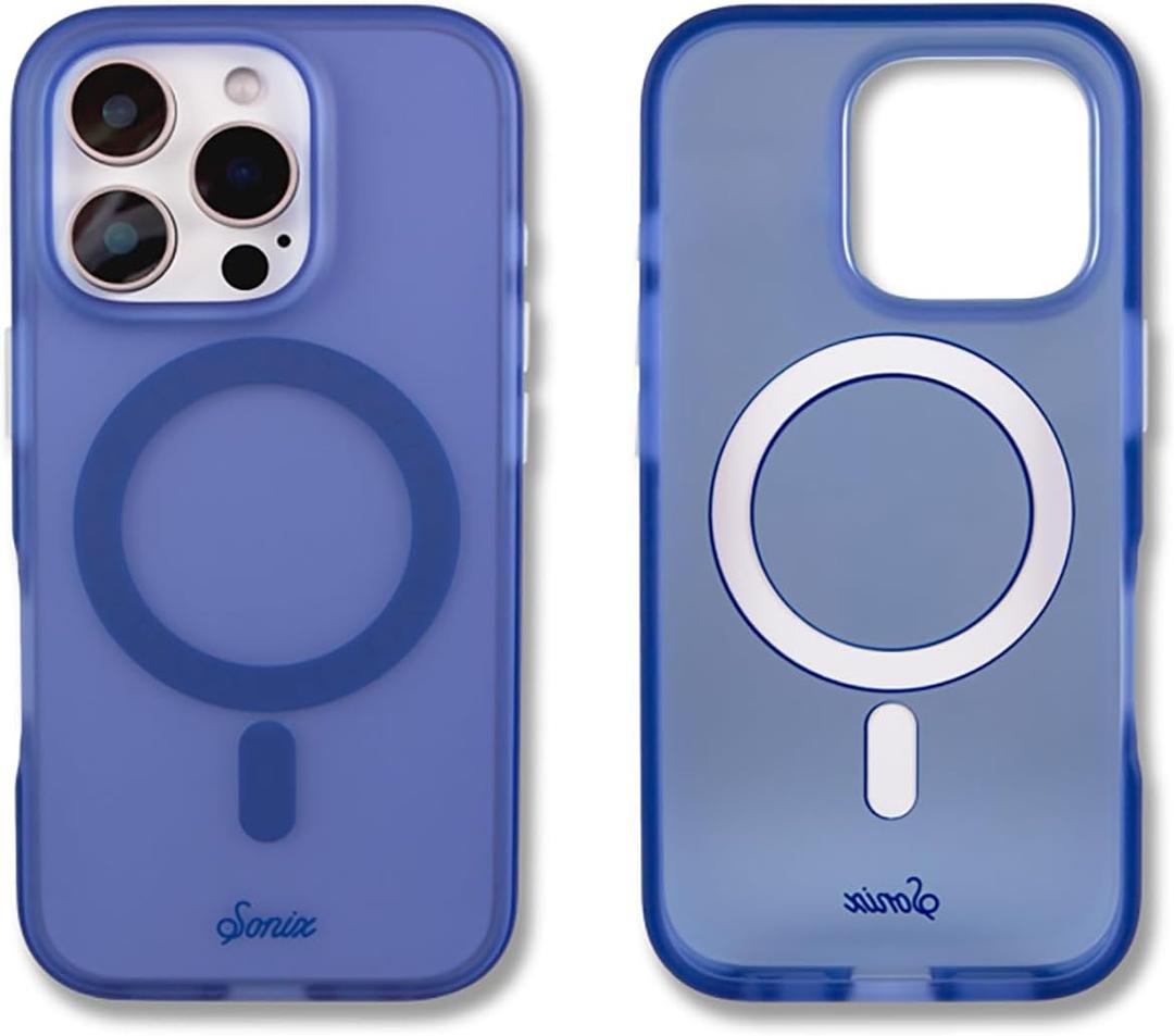Sonix Case for iPhone 16 Pro | Compatible with MagSafe | 10ft Drop Tested | Frosted Matte Navy