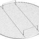 only fire Stainless Steel Cooking Grate BBQ Cladding Rod Cooking Grate for Grill, Fire Pit, 30-inch