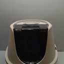 Amazon Basics No-Mess Hooded Enclosed Cat Litter Box, Large, Multicolor, 24 in x 18 in x 17 in